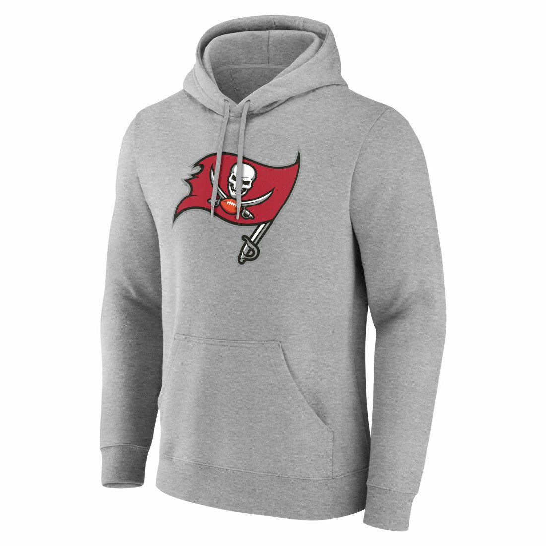 Tampa Bay Buccaneers Big & Tall Team Authentic Custom Hoodie Gray - NFL