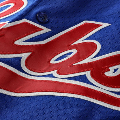 Ryne Sandberg Chicago Cubs Mitchell & Ness Cooperstown Collection 1996 Mesh Batting Practice Button-Up Jersey - Royal | MLB Jerseys