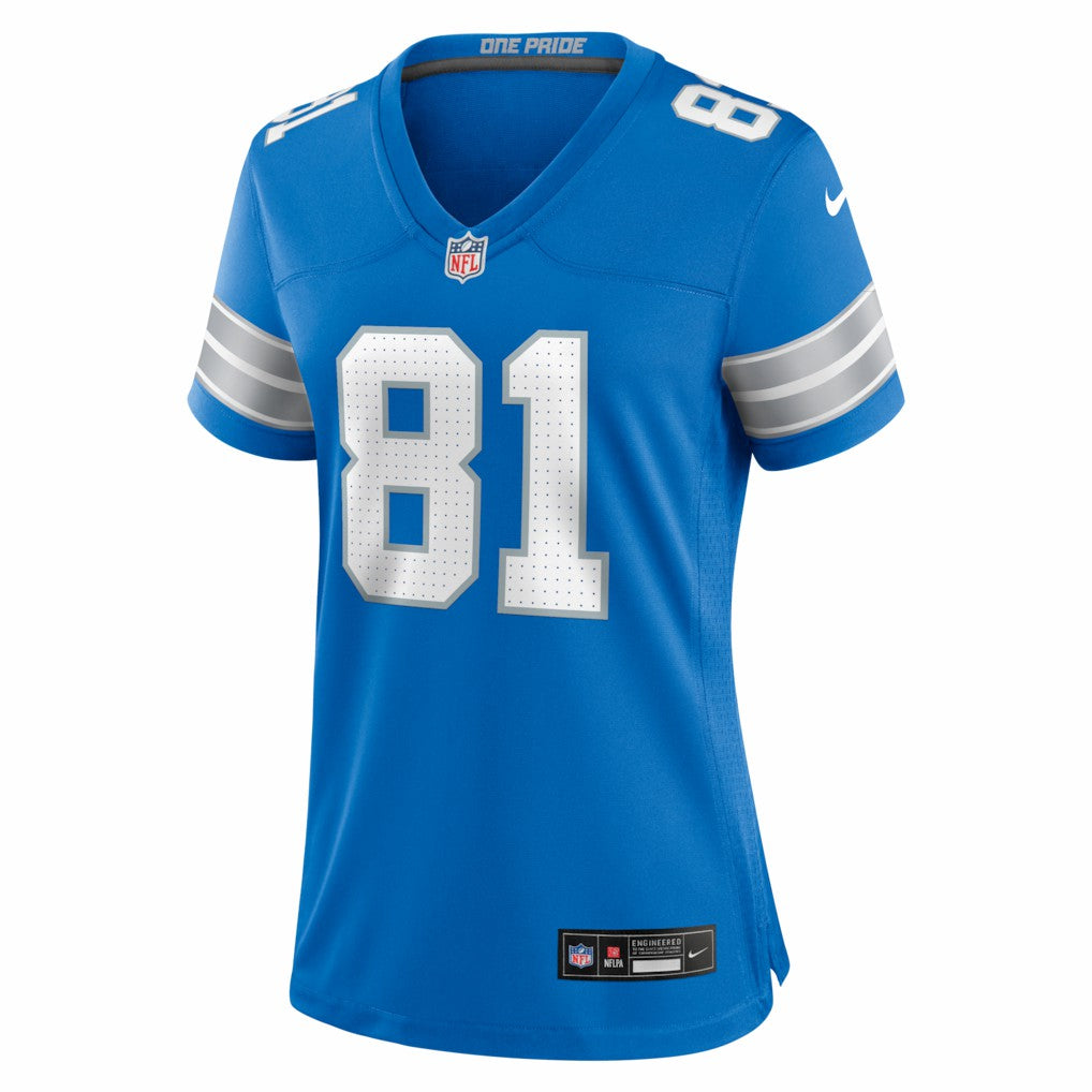 Calvin Johnson Detroit Lions Women's Team Retired Game Jersey Blue - Nike