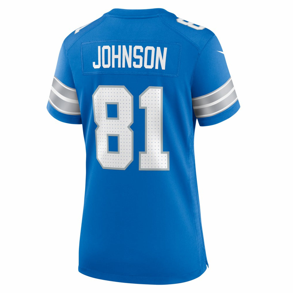 Calvin Johnson Detroit Lions Women's Team Retired Game Jersey Blue - Nike