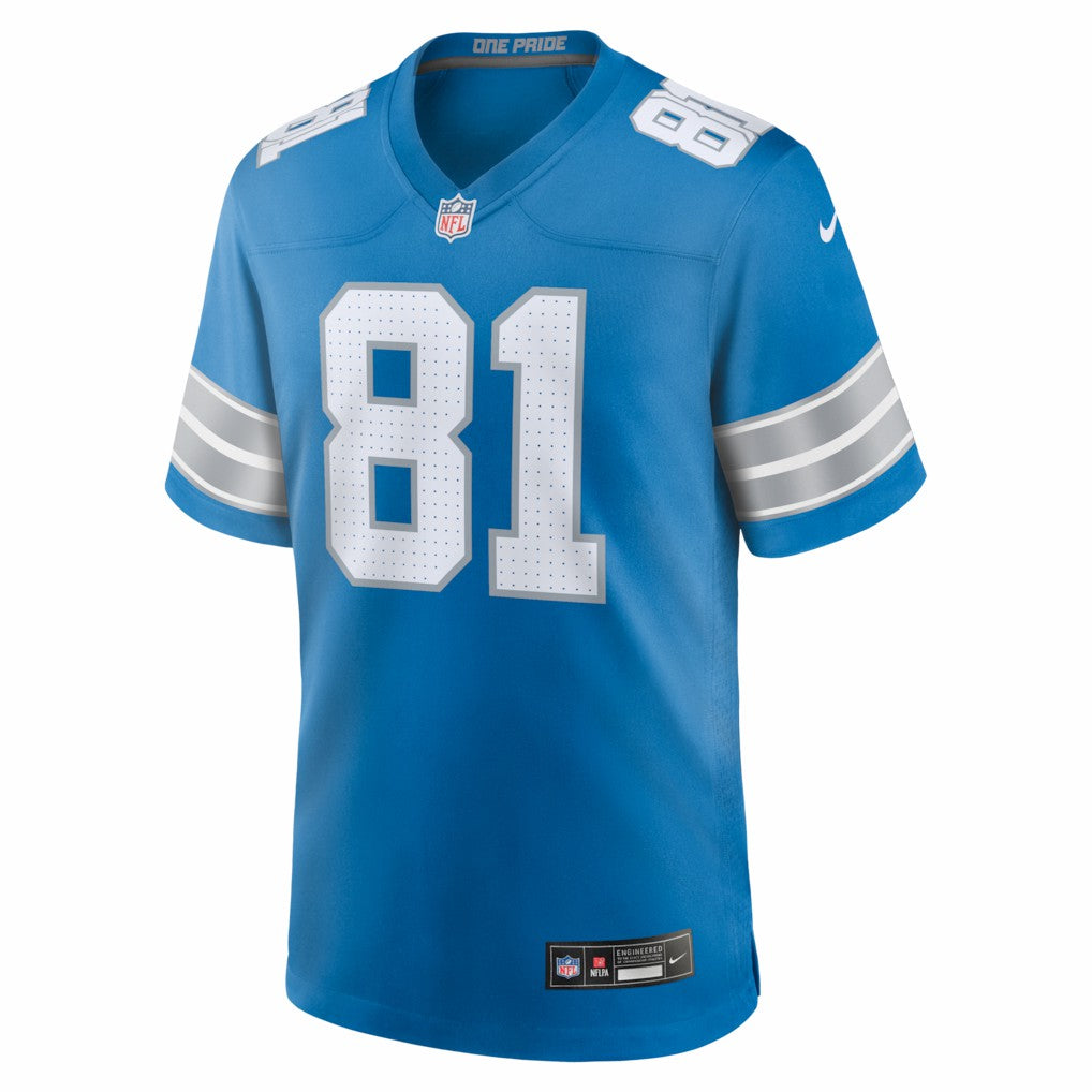 Calvin Johnson Detroit Lions Team Retired Game Jersey Blue - Nike
