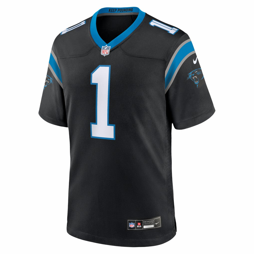 Cam Newton Carolina Panthers Team Retired Game Jersey Black - Nike