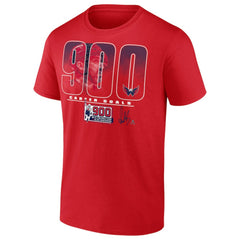 Alexander Ovechkin Washington Capitals 900th Career Goal T-Shirt Red