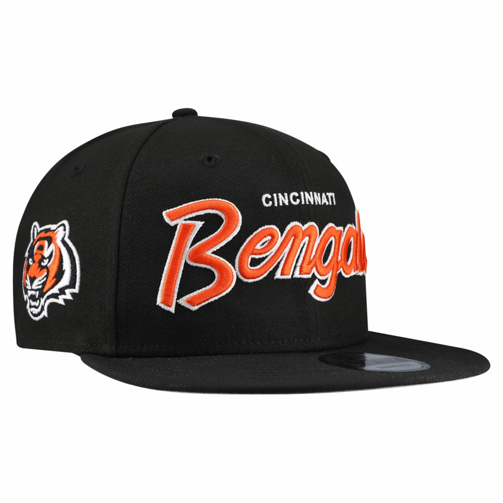Cincinnati Bengals New Era Main Script 9FIFTY Snapback Hat Kelly Green - NFL