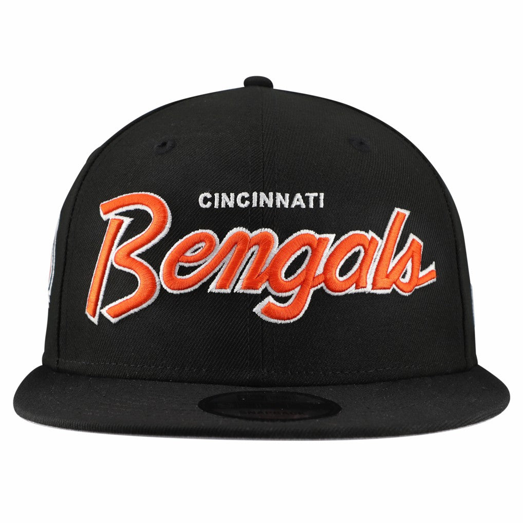 Cincinnati Bengals New Era Main Script 9FIFTY Snapback Hat Kelly Green - NFL