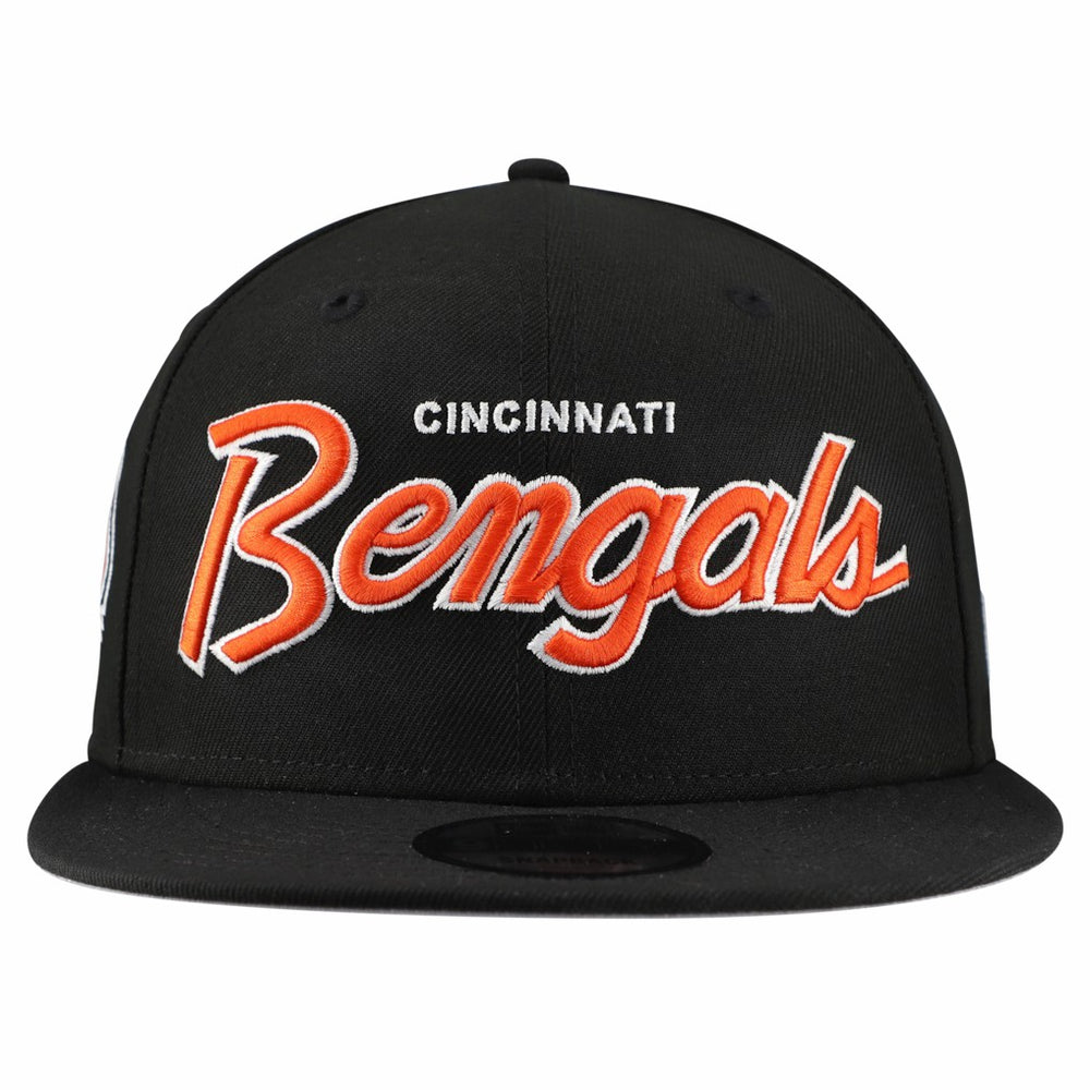 Cincinnati Bengals New Era Main Script 9FIFTY Snapback Hat Kelly Green - NFL