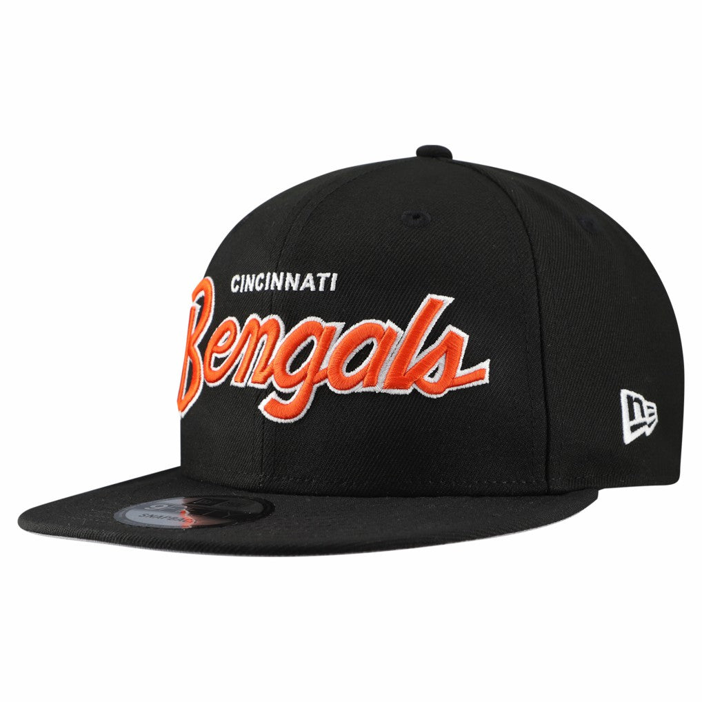 Cincinnati Bengals New Era Main Script 9FIFTY Snapback Hat Kelly Green - NFL