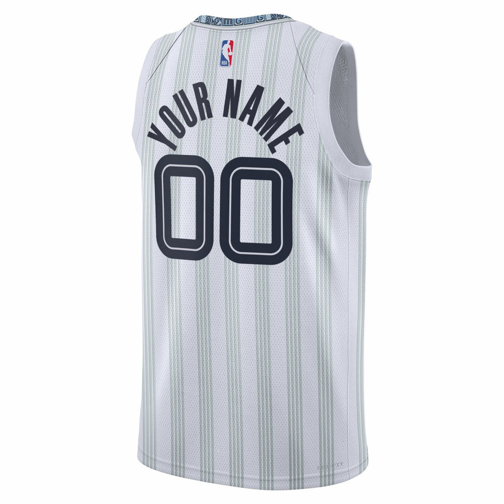 Nike - Memphis Grizzlies Unisex 2025/26 City Edition Swingman Custom Jersey - White