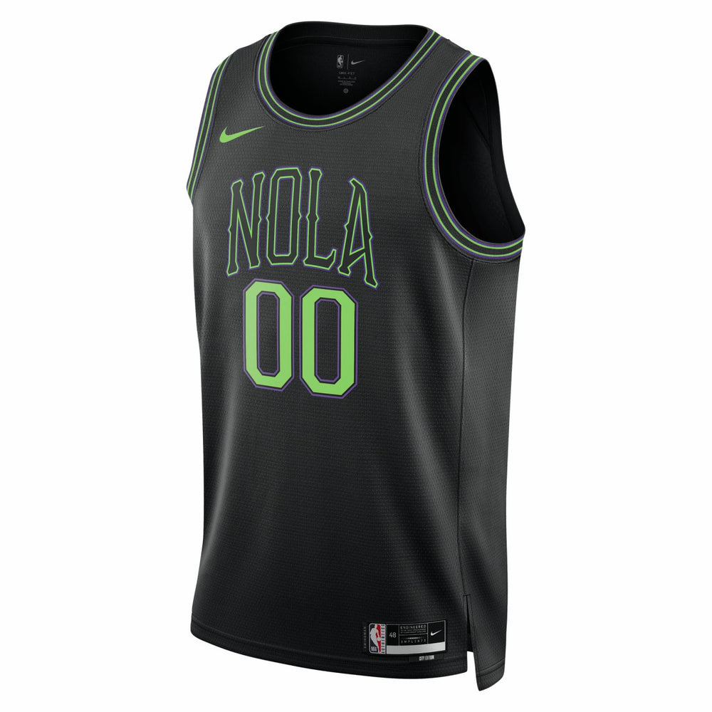 Nike - New Orleans Pelicans Unisex 2025/26 City Edition Swingman Custom Jersey - Black
