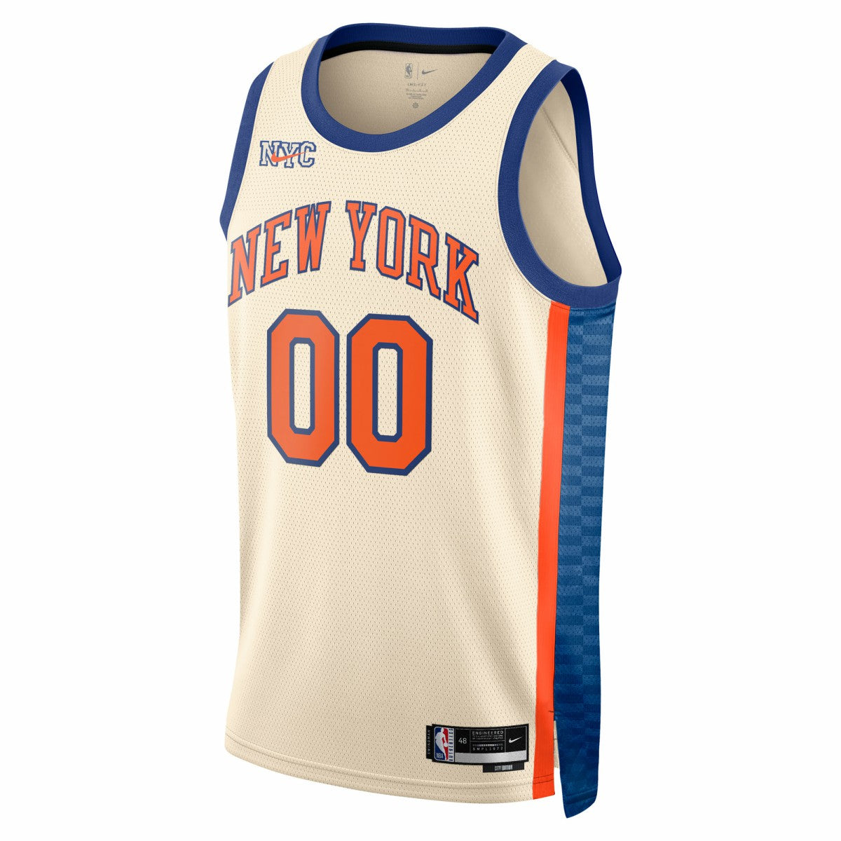 Nike - New York Knicks Unisex 2025/26 City Edition Swingman Custom Jersey - Cream