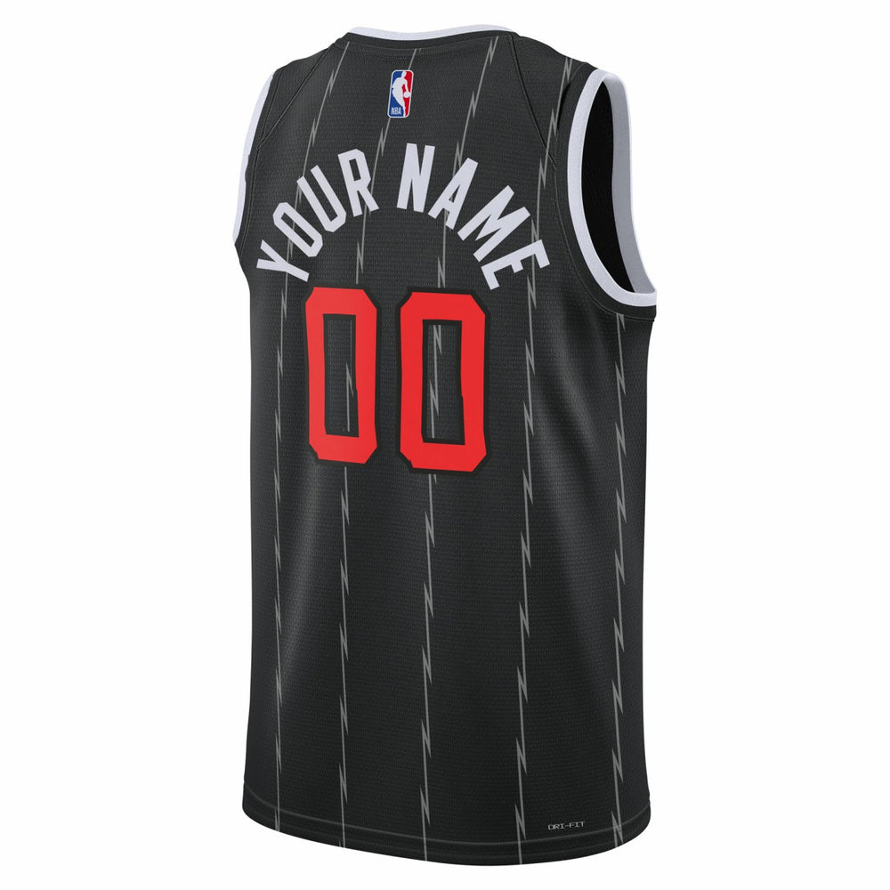 Nike - Toronto Raptors Unisex 2025/26 City Edition Swingman Custom Jersey - Black