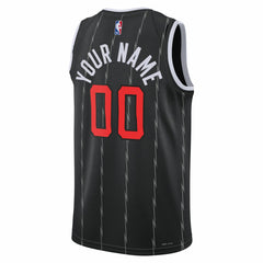 Nike - Toronto Raptors Unisex 2025/26 City Edition Swingman Custom Jersey - Black