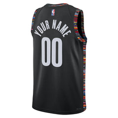 Nike - Brooklyn Nets Unisex 2025/26 City Edition Swingman Custom Jersey - Black