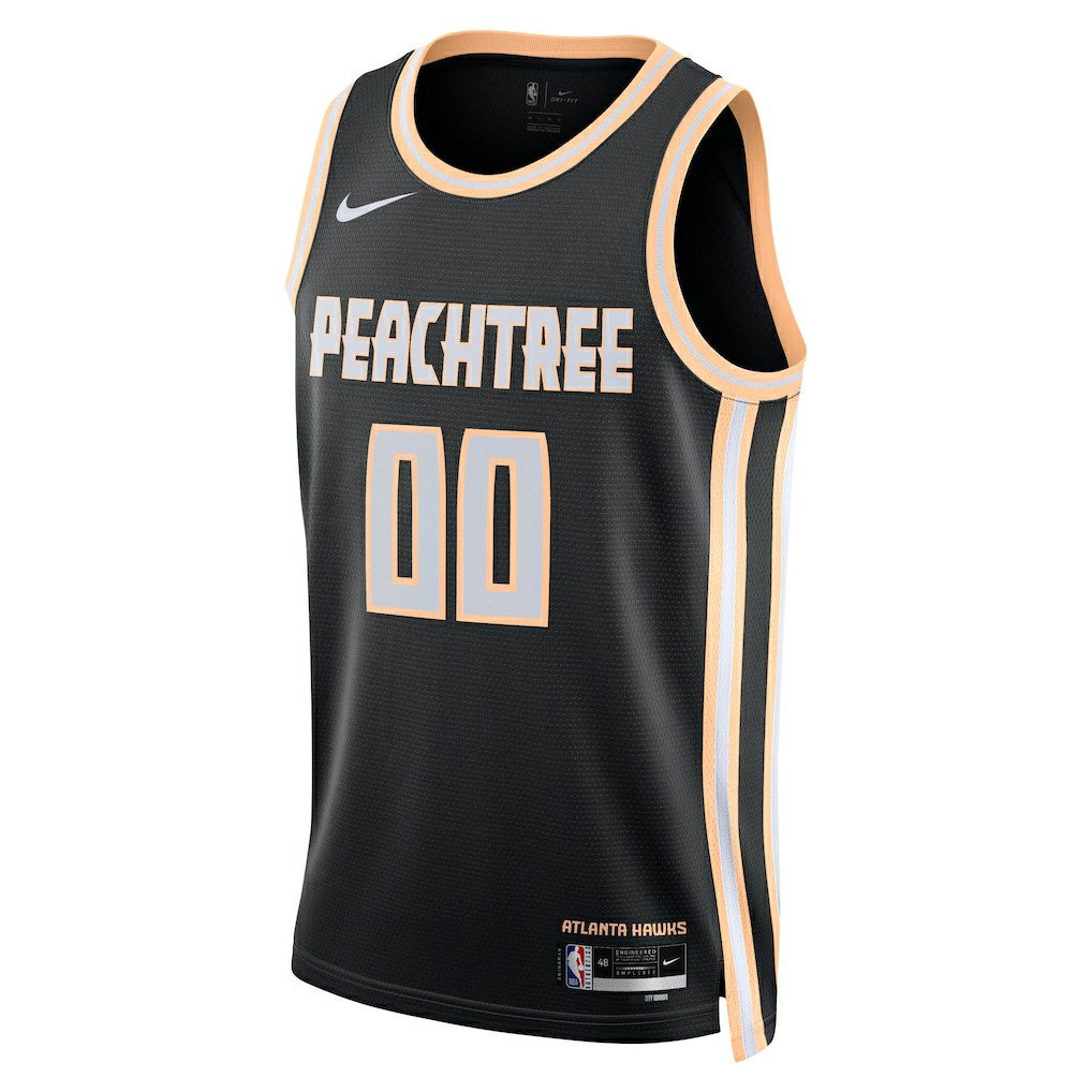 Nike - Atlanta Hawks Unisex 2025/26 City Edition Swingman Custom Jersey - Black
