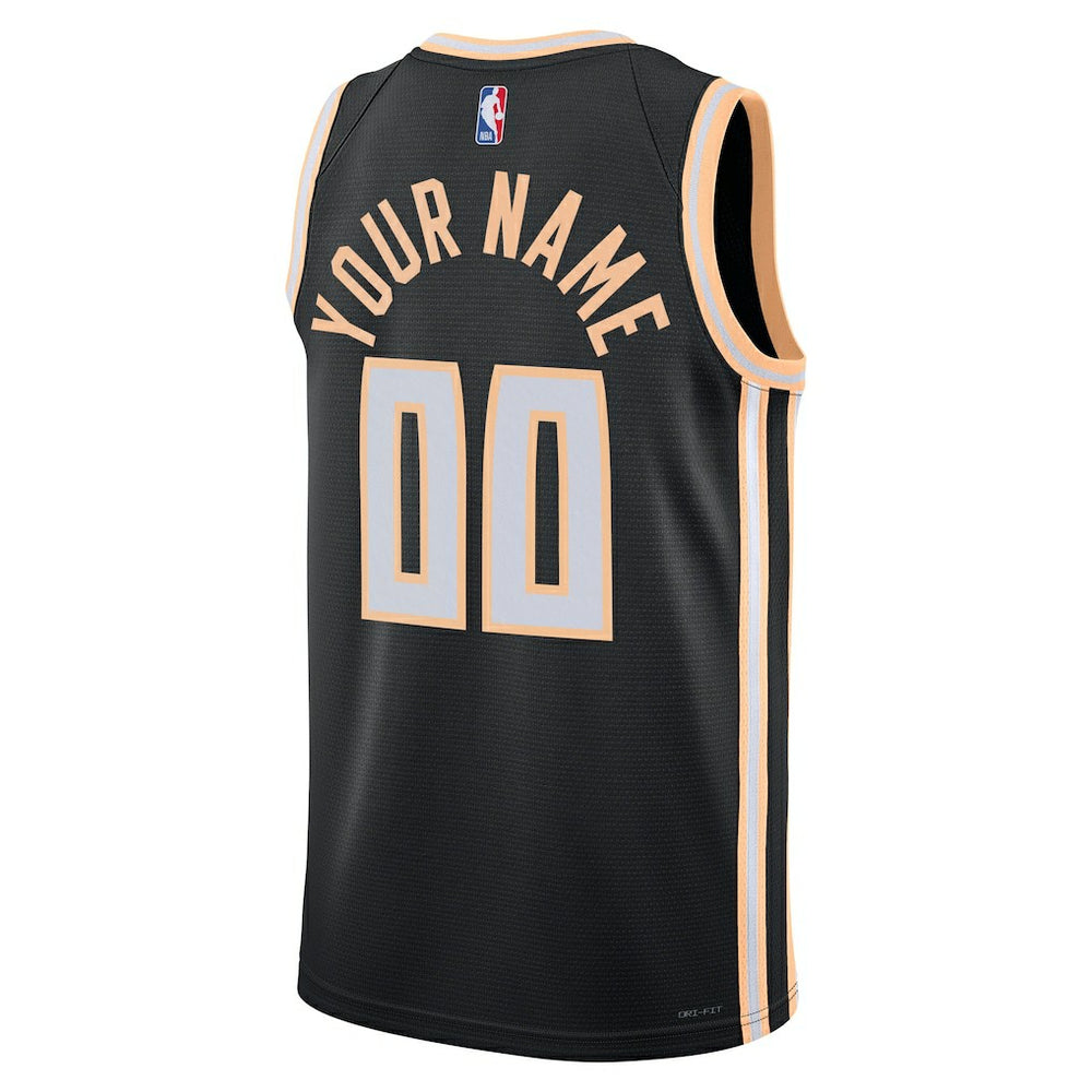 Nike - Atlanta Hawks Unisex 2025/26 City Edition Swingman Custom Jersey - Black