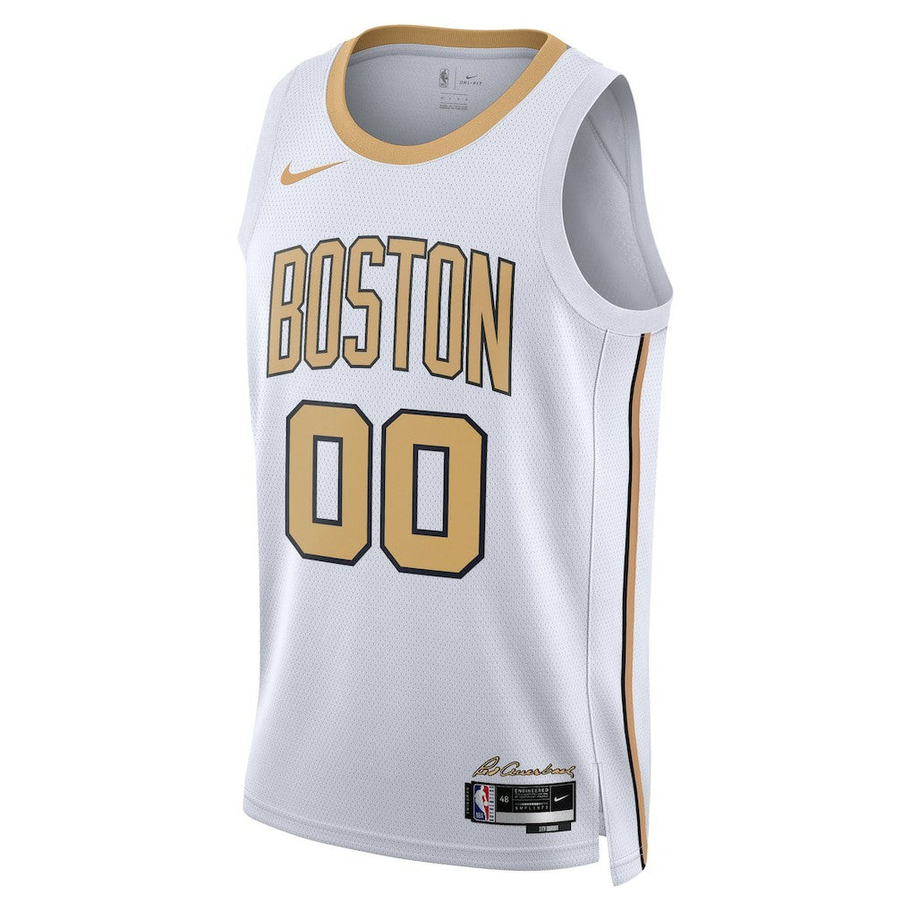 Nike - Boston Celtics Unisex 2025/26 City Edition Swingman Custom Jersey - White