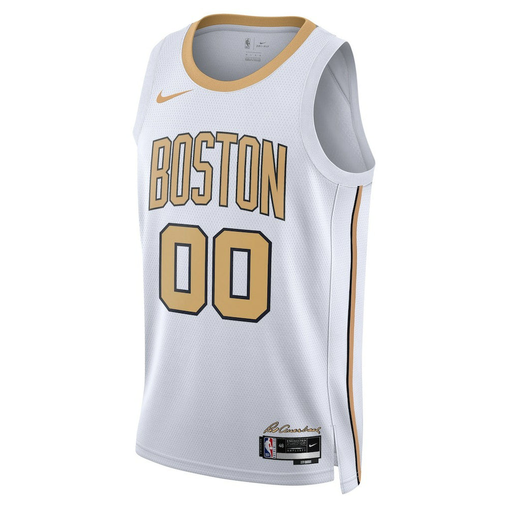 Nike - Boston Celtics Unisex 2025/26 City Edition Swingman Custom Jersey - White
