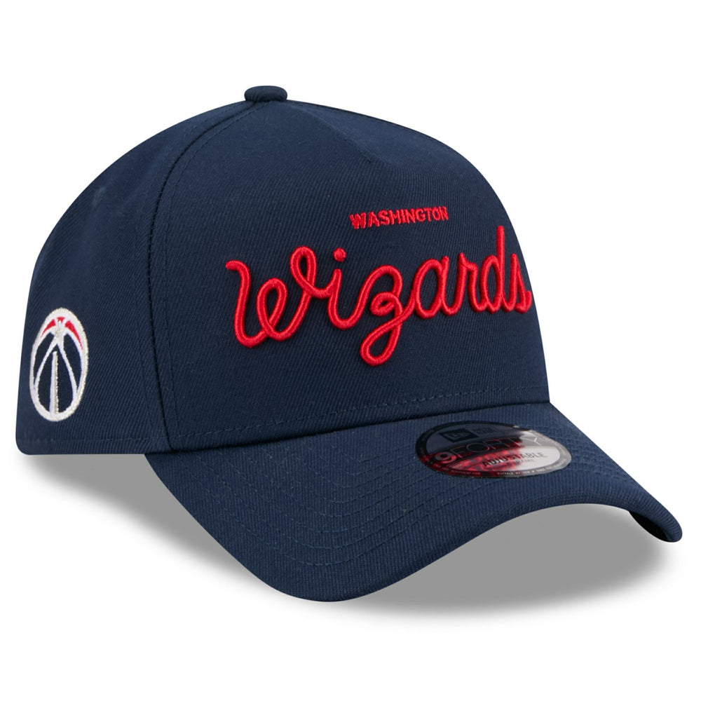 New Era - Washington Wizards x Malbon Golf Unisex 9FORTY A-Frame Adjustable Hat - Navy
