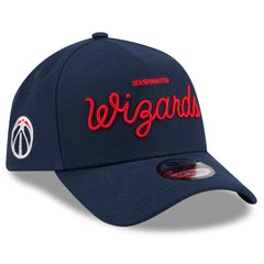New Era - Washington Wizards x Malbon Golf Unisex 9FORTY A-Frame Adjustable Hat - Navy