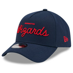 New Era - Washington Wizards x Malbon Golf Unisex 9FORTY A-Frame Adjustable Hat - Navy