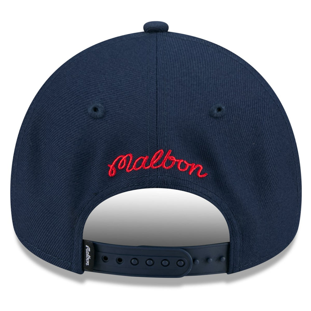 New Era - Washington Wizards x Malbon Golf Unisex 9FORTY A-Frame Adjustable Hat - Navy