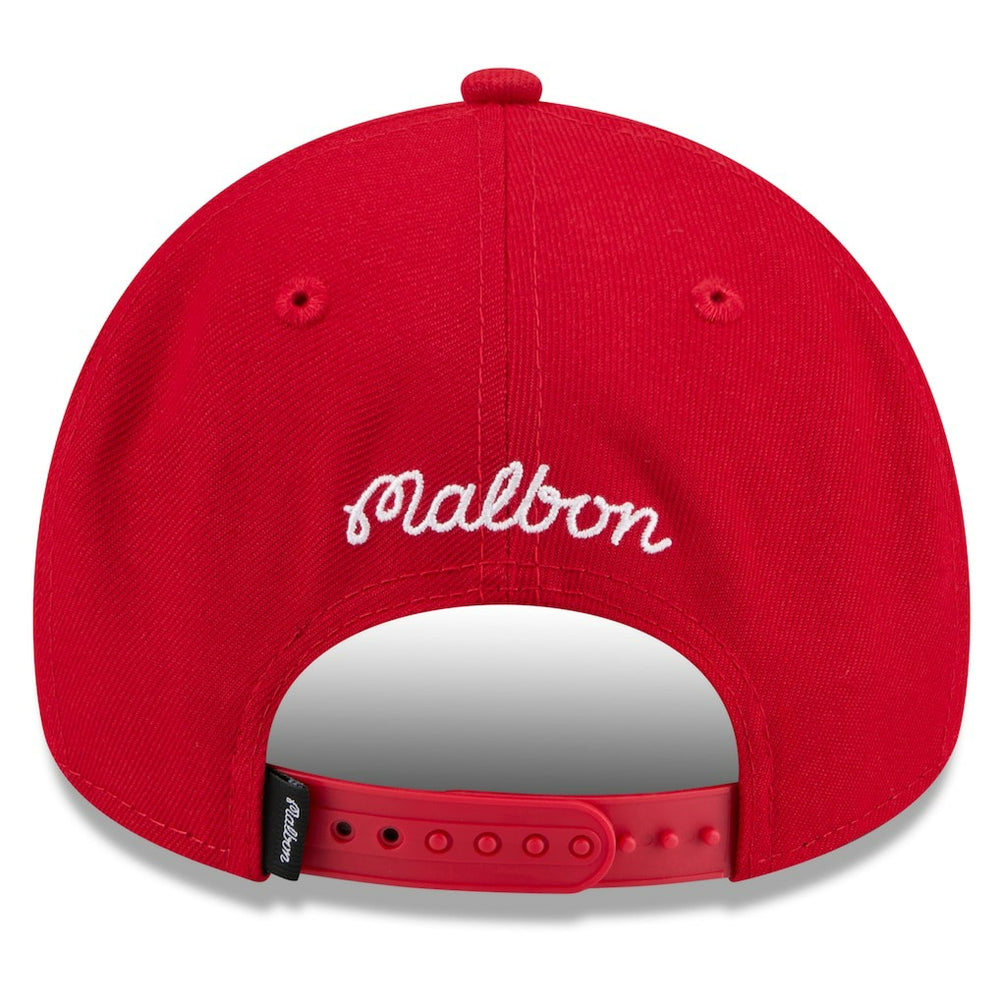 New Era - Houston Rockets x Malbon Golf Unisex 9FORTY A-Frame Adjustable Hat - Red