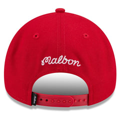 New Era - Houston Rockets x Malbon Golf Unisex 9FORTY A-Frame Adjustable Hat - Red