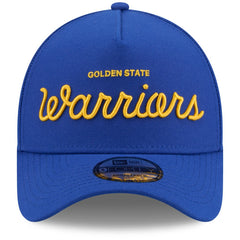 New Era - Golden State Warriors x Malbon Golf Unisex 9FORTY A-Frame Adjustable Hat - Royal