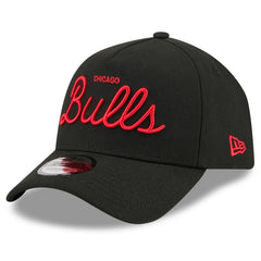 New Era - Chicago Bulls x Malbon Golf Unisex 9FORTY A-Frame Adjustable Hat - Black