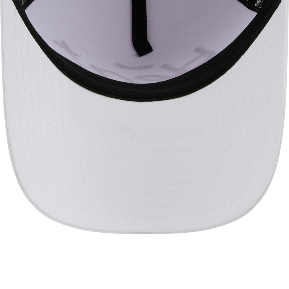 New Era - Miami Heat x Malbon Golf Unisex 9FORTY A-Frame Adjustable Hat - White