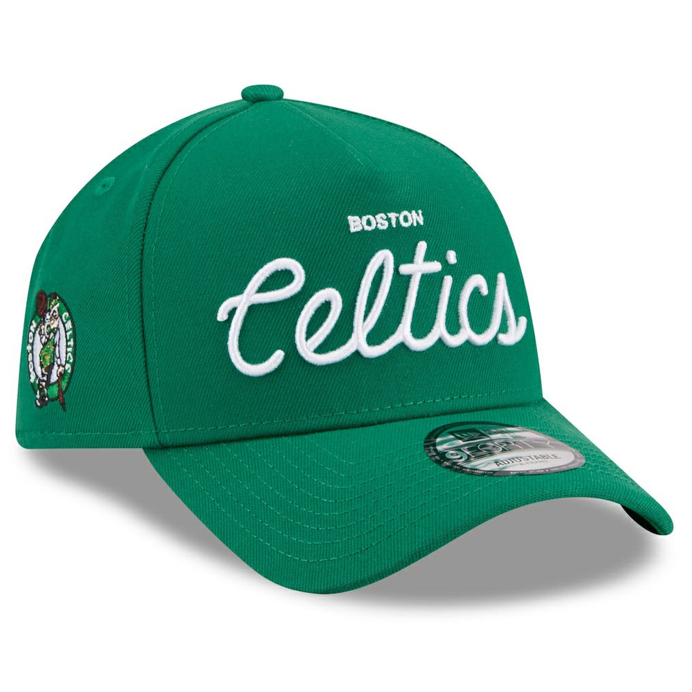 New Era - Boston Celtics x Malbon Golf Unisex 9FORTY A-Frame Adjustable Hat - Green