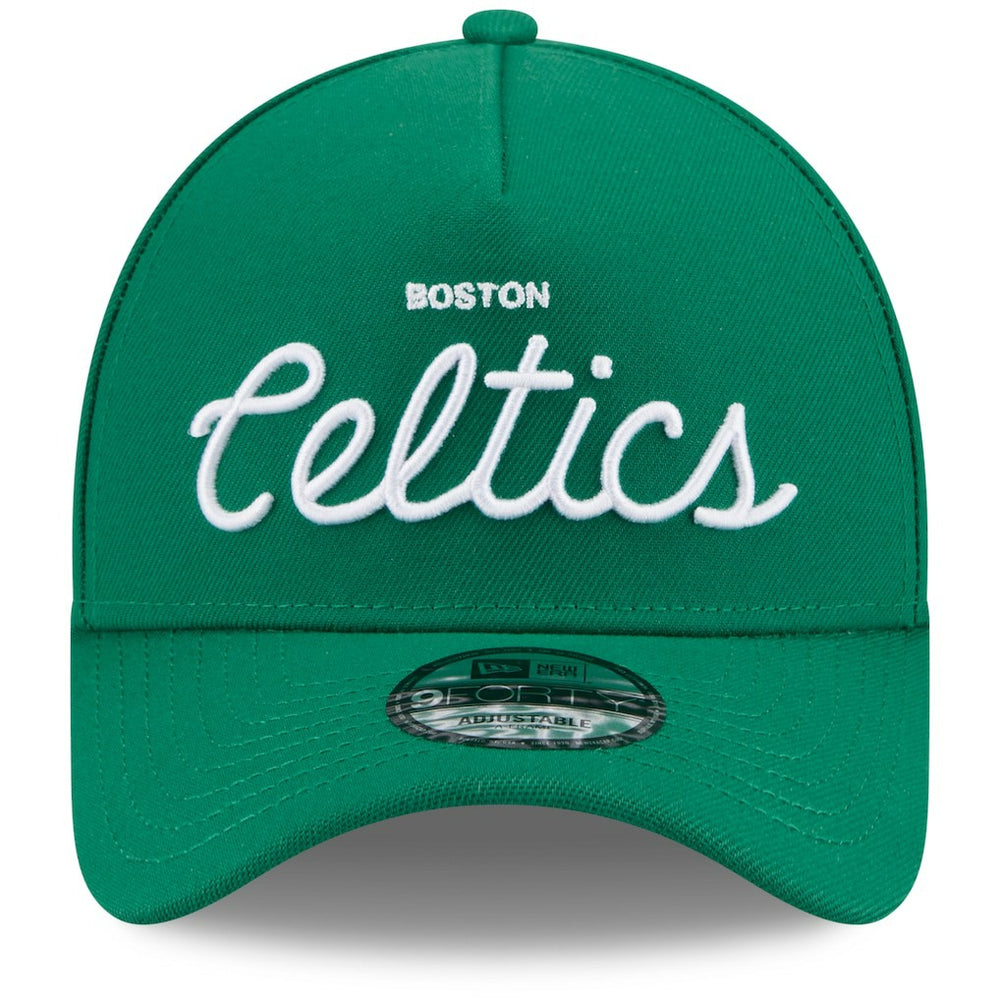 New Era - Boston Celtics x Malbon Golf Unisex 9FORTY A-Frame Adjustable Hat - Green