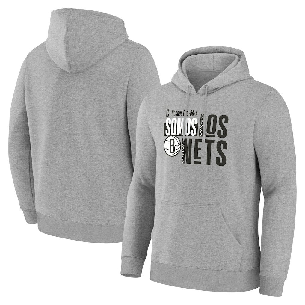 NBA - Brooklyn Nets Noches Training Hoodie - Gray
