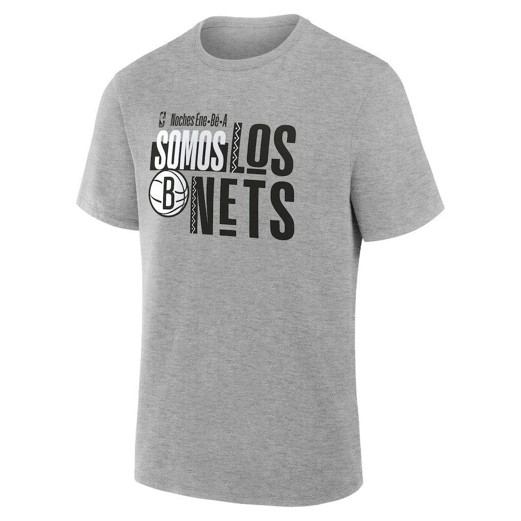 NBA - Brooklyn Nets Noches Training T-Shirt - Gray