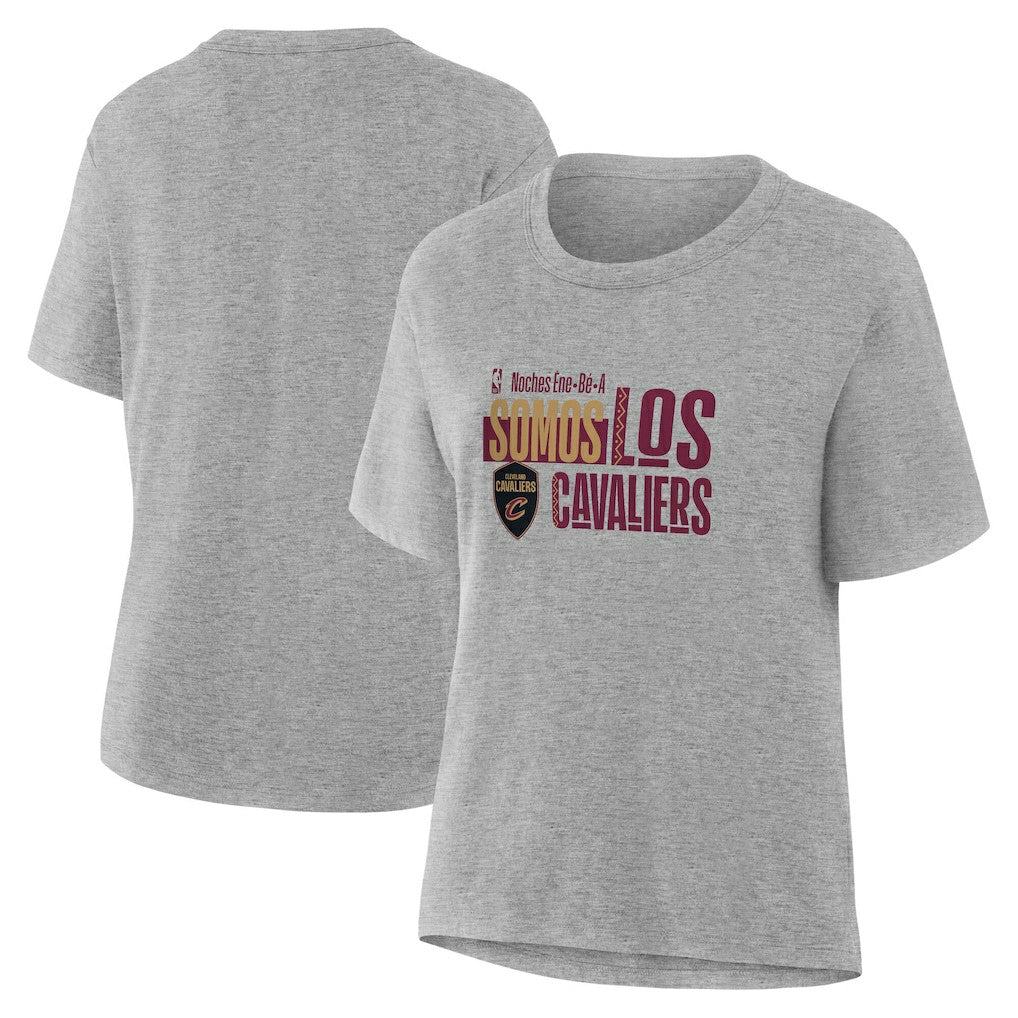 NBA - Cleveland Cavaliers Women's Noches Training T-Shirt - Gray