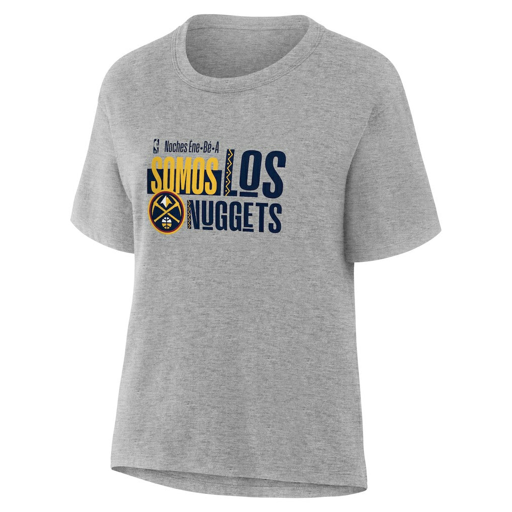 NBA - Denver Nuggets Women's Noches Training T-Shirt - Gray