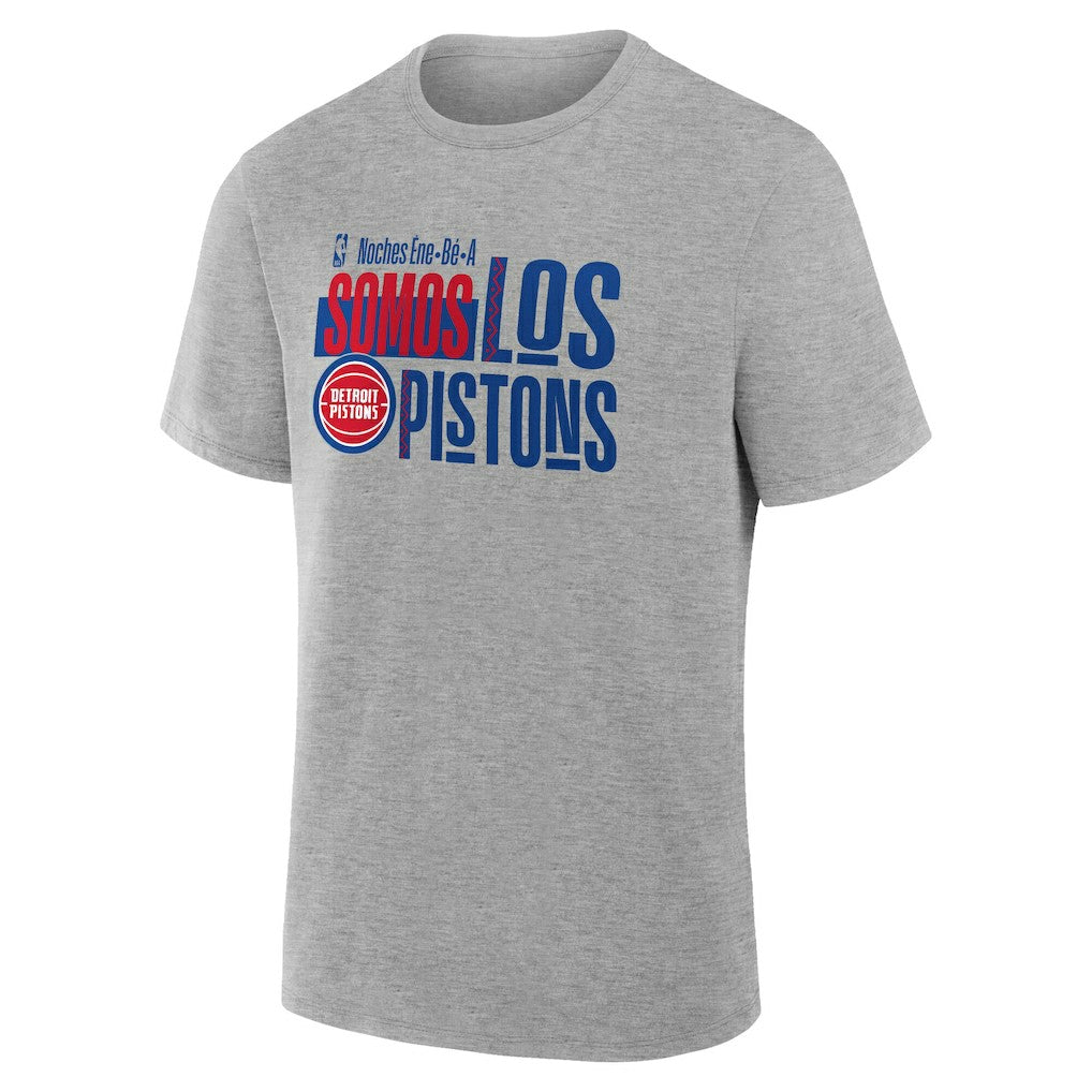 NBA - Detroit Pistons Noches Training T-Shirt - Gray