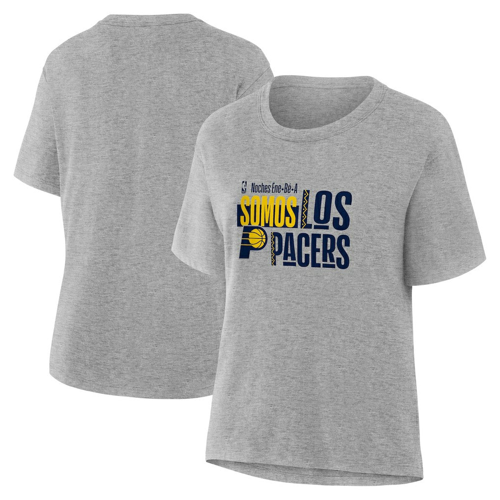 NBA - Indiana Pacers Women's Noches Training T-Shirt - Gray