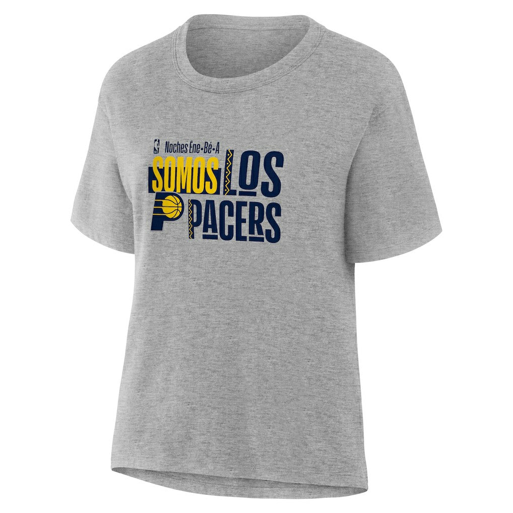 NBA - Indiana Pacers Women's Noches Training T-Shirt - Gray