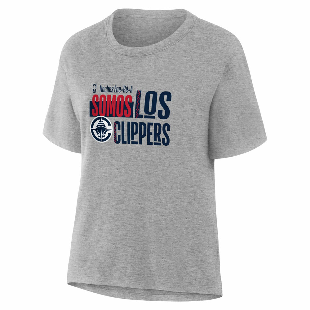 NBA - LA Clippers Women's Noches Training T-Shirt - Gray