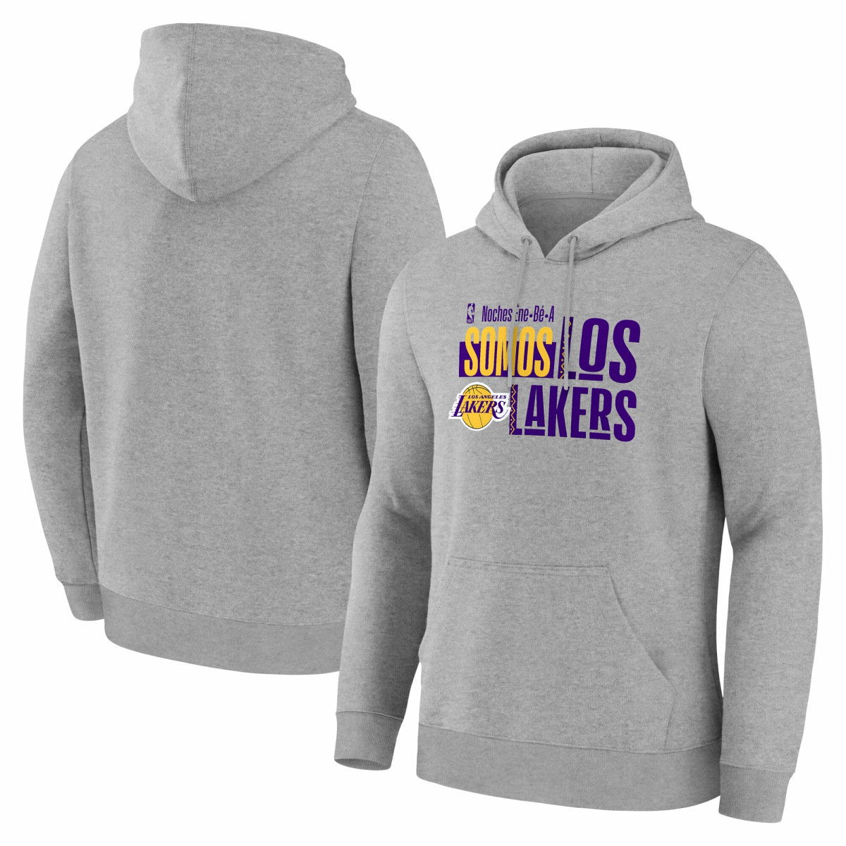 NBA - Los Angeles Lakers Noches Training Hoodie - Gray