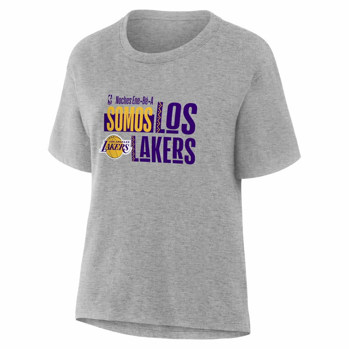 NBA - Los Angeles Lakers Women's Noches Training T-Shirt - Gray