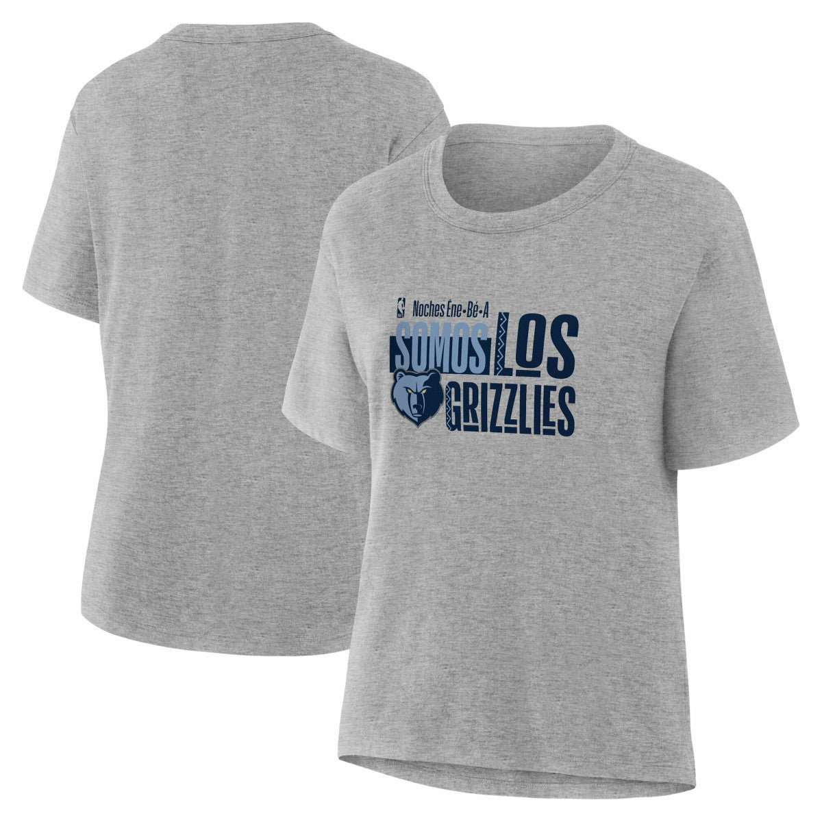 NBA - Memphis Grizzlies Women's Noches Training T-Shirt - Gray