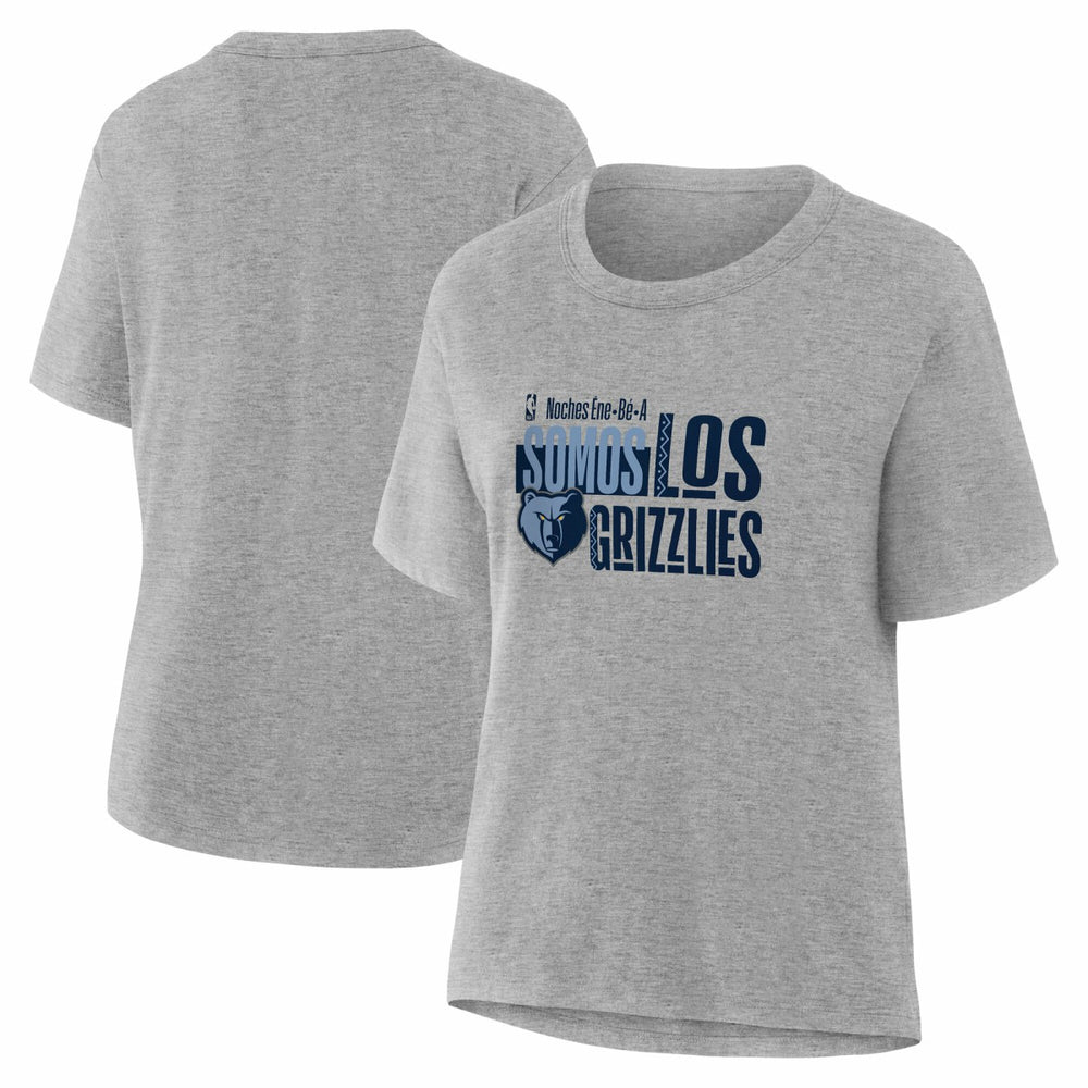 NBA - Memphis Grizzlies Women's Noches Training T-Shirt - Gray