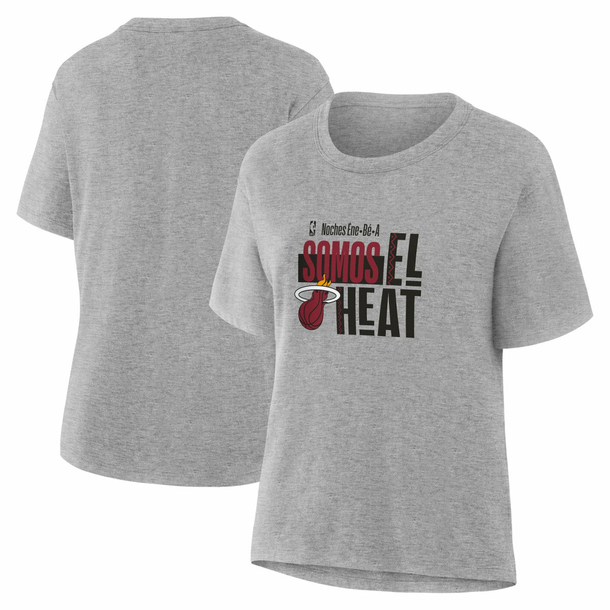 NBA - Miami Heat Women's Noches Training T-Shirt - Gray