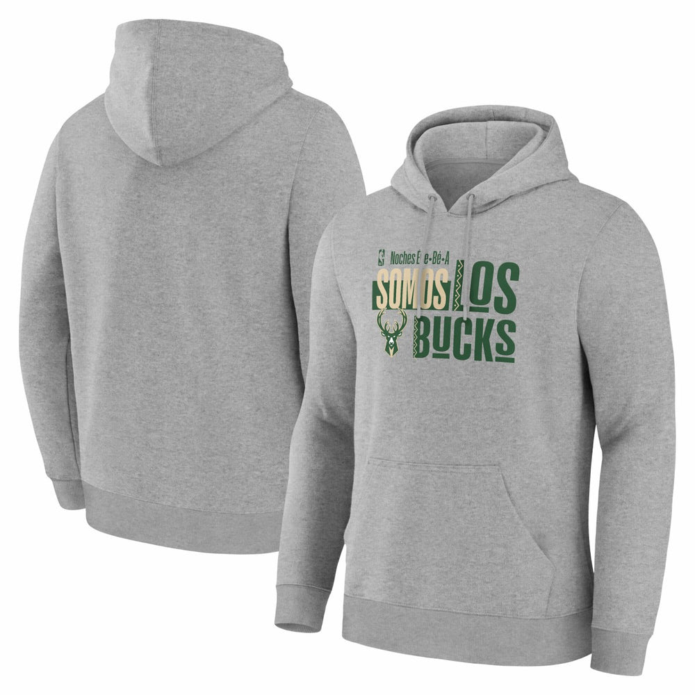 NBA - Milwaukee Bucks Noches Training Hoodie - Gray
