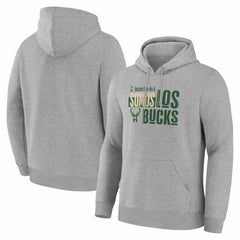 NBA - Milwaukee Bucks Noches Training Hoodie - Gray