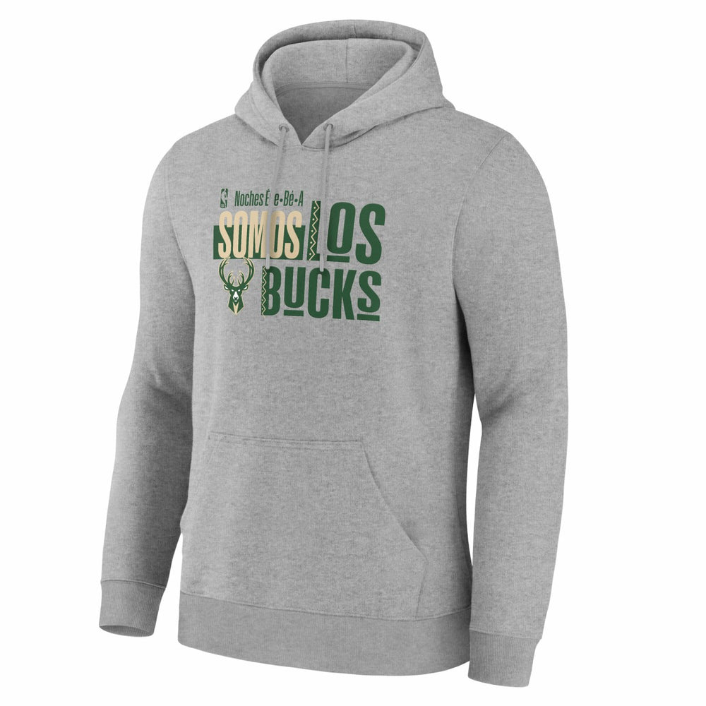 NBA - Milwaukee Bucks Noches Training Hoodie - Gray