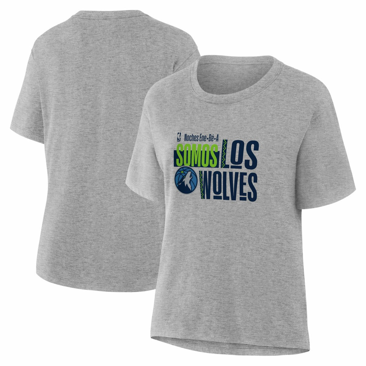 NBA - Minnesota Timberwolves Women's Noches Training T-Shirt - Gray