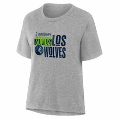 NBA - Minnesota Timberwolves Women's Noches Training T-Shirt - Gray